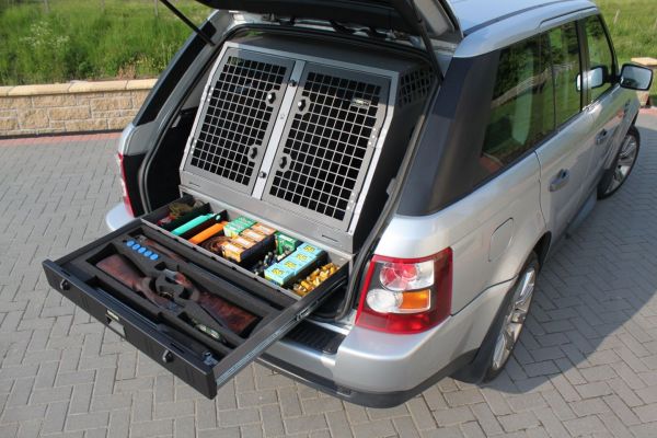 Range rover best sale sport dog crate